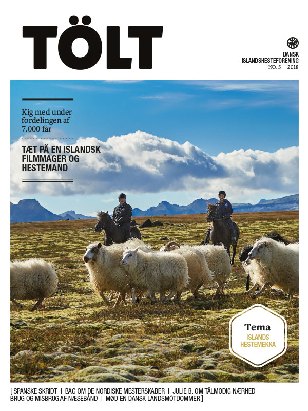 Modtag samtlige numre af TÖLT 2018 - Dansk Islandshesteforening